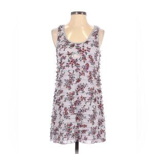 Free People Purple Tiered Floral Dress